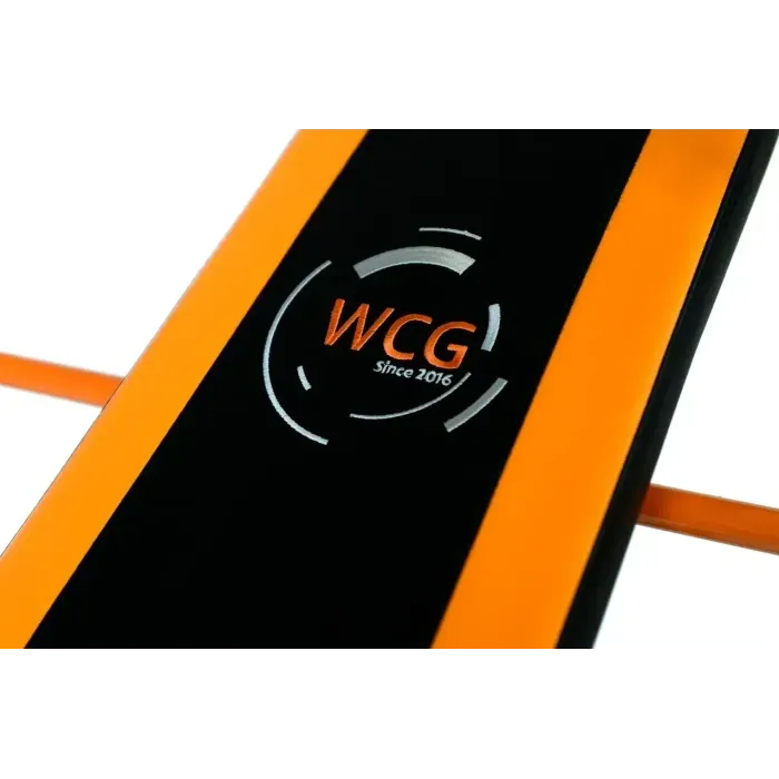 Комплект для жима: Скамья складная регулируемая WCG 0055 + Штанга 148 кг Hard