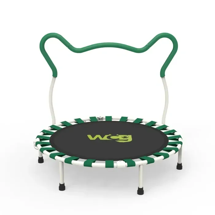 Дитячий батут WCG Koala 1003 зелений: з ручкою, 2-10 років, для дому, для розвитку, 100 кг