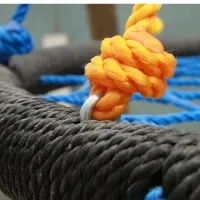 Качели Гнездо NINJA из PЕ (Полиэтилен), Скалолаз для детской площадки, Регулировка по высоте