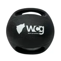 Медбол WCG 6 кг (27 см) для фитнеса и кроссфита: медицинский мяч для тренировок дома и в зале