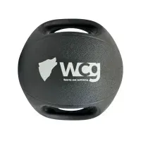 Медбол WCG 6 кг (27 см) для фитнеса и кроссфита: медицинский мяч для тренировок дома и в зале