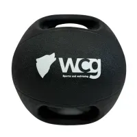 Медбол WCG 6 кг (27 см) для фитнеса и кроссфита: медицинский мяч для тренировок дома и в зале