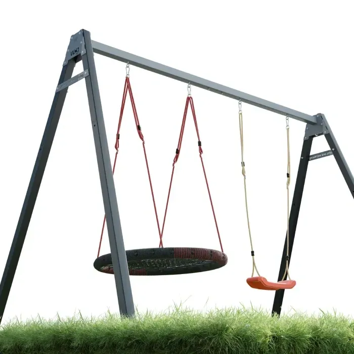 Комплект! Каркас для детских качелей WCG 2 Elite Play Frame + Качели гнездо Elips + пластиковые качели