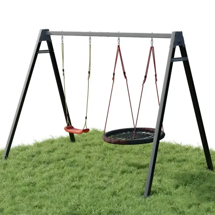 Комплект! Каркас для детских качелей WCG 2 Elite Play Frame + Качели гнездо Elips + пластиковые качели