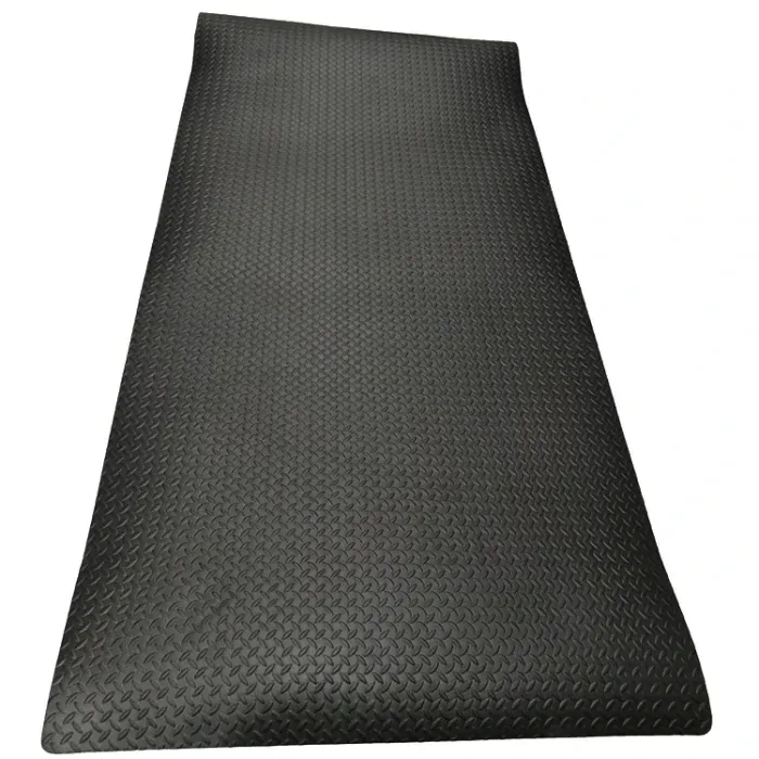 Коврик для фитнеса WCG EVA 118x237см, напольный, для йоги, пилатеса, спортзала, черный