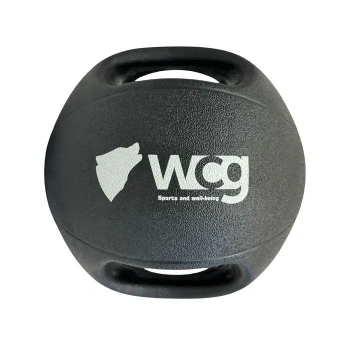 Медбол WCG 12 кг (27 см) для фитнеса и кроссфита: медицинский мяч для тренировок (пресс, спина)