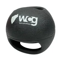 Медбол WCG 12 кг (27 см) для фитнеса и кроссфита: медицинский мяч для тренировок (пресс, спина)