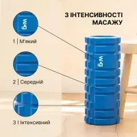 Массажный валик WCG K1 Роллер Синий