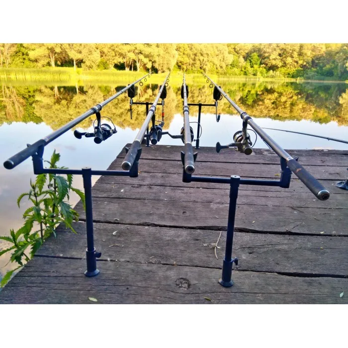 Набір стійок та буз барів World4Carp Universal MAX 4 (алюм, 4 вудилища, 20-63см)