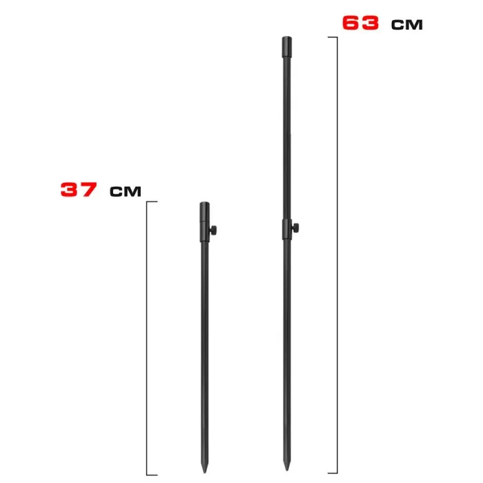 Набір стійок та буз барів World4Carp Universal MAX 4 (алюм, 4 вудилища, 20-63см)