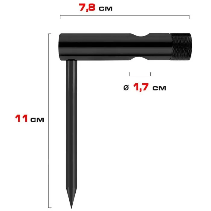 Набір стійок та буз барів World4Carp Universal MAX 4 (алюм, 4 вудилища, 20-63см)