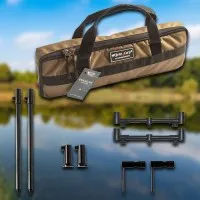 Набор стоек с телескопическими буз барами World4Carp Stand Kit Universal 2. Стойки для вудок, комплект