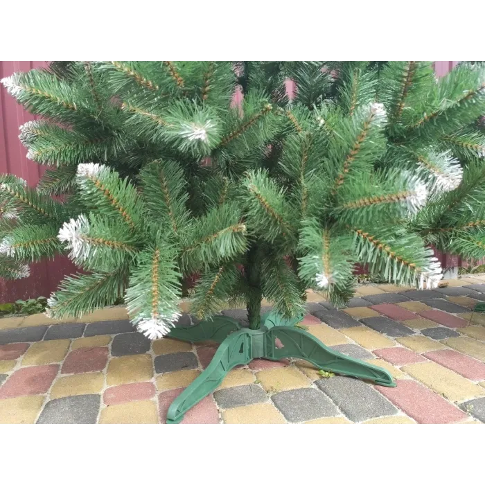 Искусственная елка 1.8 м. "Снежная Королева" Зеленая с белыми кончиками