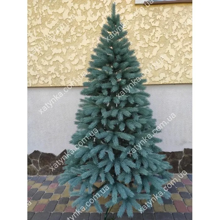 Лита ялинка Буковельська 1.50 м. блакитна // Штучна ялинка з пластику // Ялинка лита