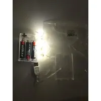 Гирлянда НА БАТАРЕЙКАХ +USB 50 LED 5м. белая РОСА светодиодная