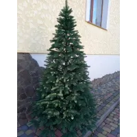 Искусственная литая елка 2.1 м. "Премиум" зеленая. Декоративная елка